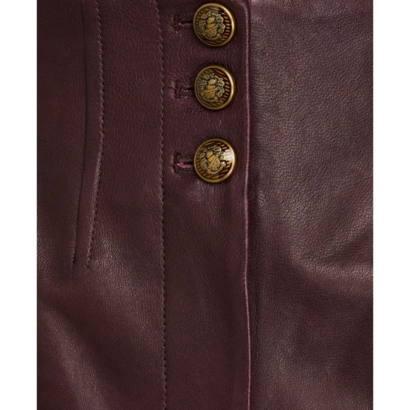 VERONICA BEARD Arcello High Rise Leather Pants - Size 10 - NWT ($1098US)! - Picture 5 of 9